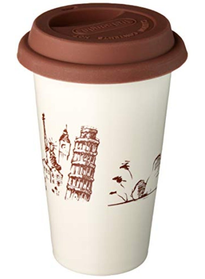 ديلونجي Thermal Mug 295 ml 1 W DLSC057 ‎Globetrotter Theme - Image 2