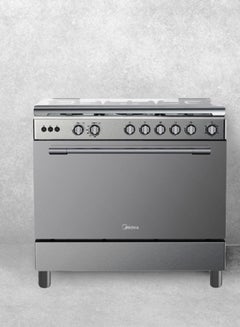 مديا Midea Gas Oven, 60x90Cm,Cm, Steel, Face, Silver Sides, Safety - 36LMG5G022 36LMG5G022 Steel  - Image 4