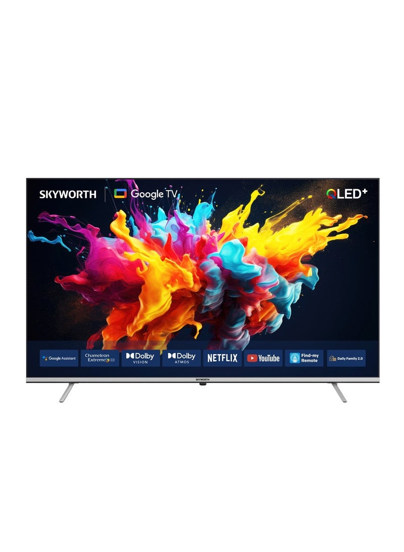 Skyworth - 65" QLED+, 60 Hz (Google TV) 65Q6500G Black - Image 1