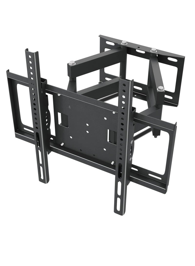 Toshionics TV Stand Television Stands for 32-80 Inch TV. Wall Mount TV Stand with Rugged Double Arm Bracket Standard Load-bearing 143lbs Maximum size 80 Inches Universal TV Stand Holds Up to 65kg Black - Image 1