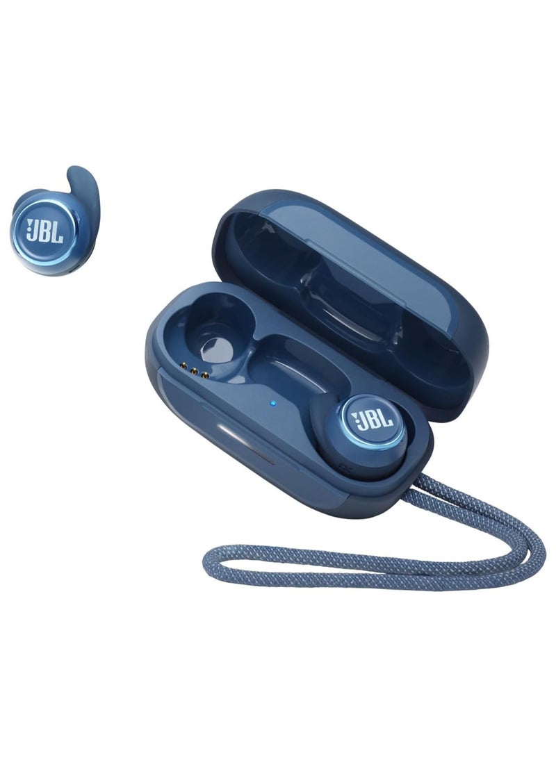 JBL - Reflect Mini Nc Tws - Small Waterproof Sports In-Ear Headphones With Bluetooth, With Charging Case, blue - Image 1