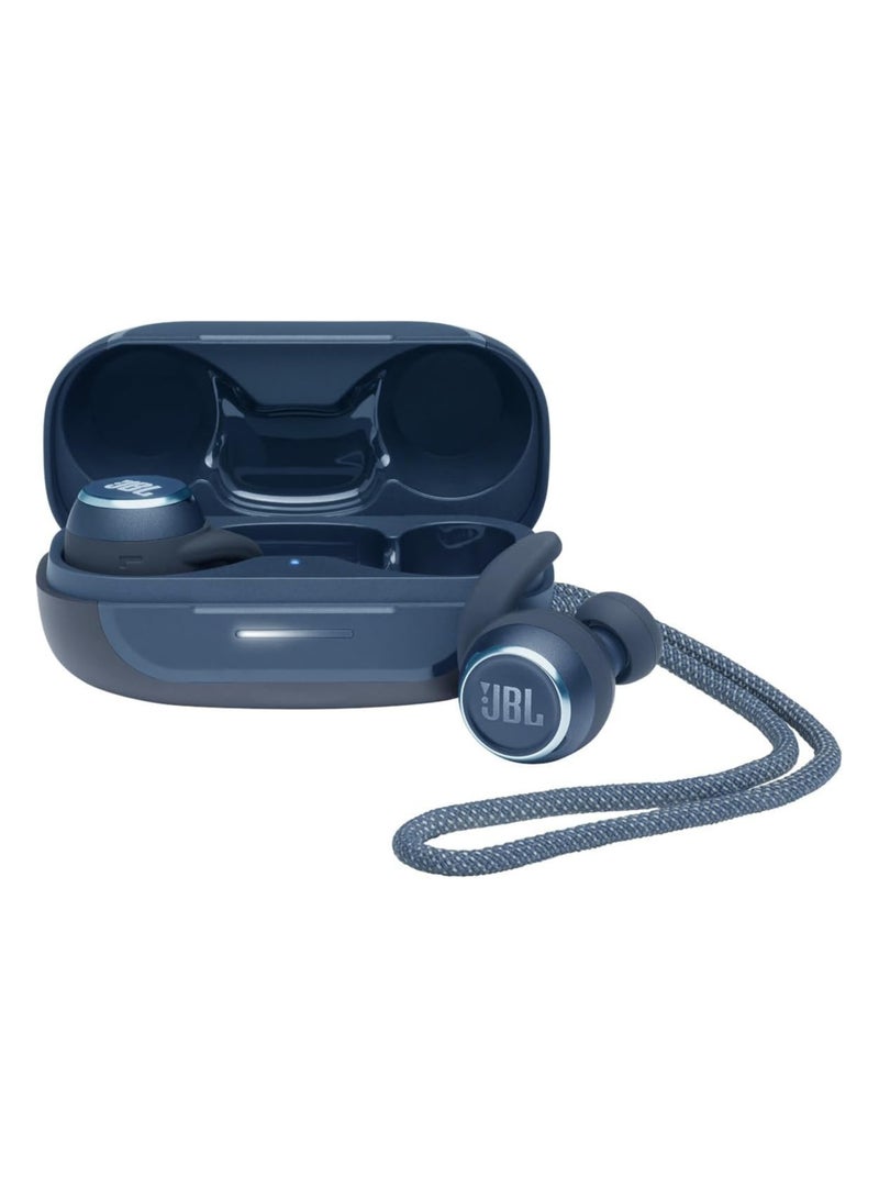JBL - Reflect Mini Nc Tws - Small Waterproof Sports In-Ear Headphones With Bluetooth, With Charging Case, blue - Image 1