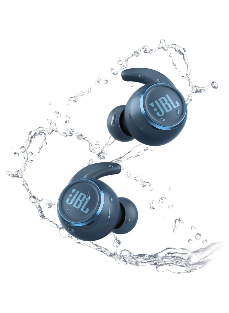 JBL - Reflect Mini Nc Tws - Small Waterproof Sports In-Ear Headphones With Bluetooth, With Charging Case, blue - Image 1