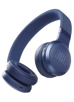 JBL Live 460NC - Wireless On-Ear Noise Cancelling Headphones with Long Battery Life and Voice Assistant Control - blue