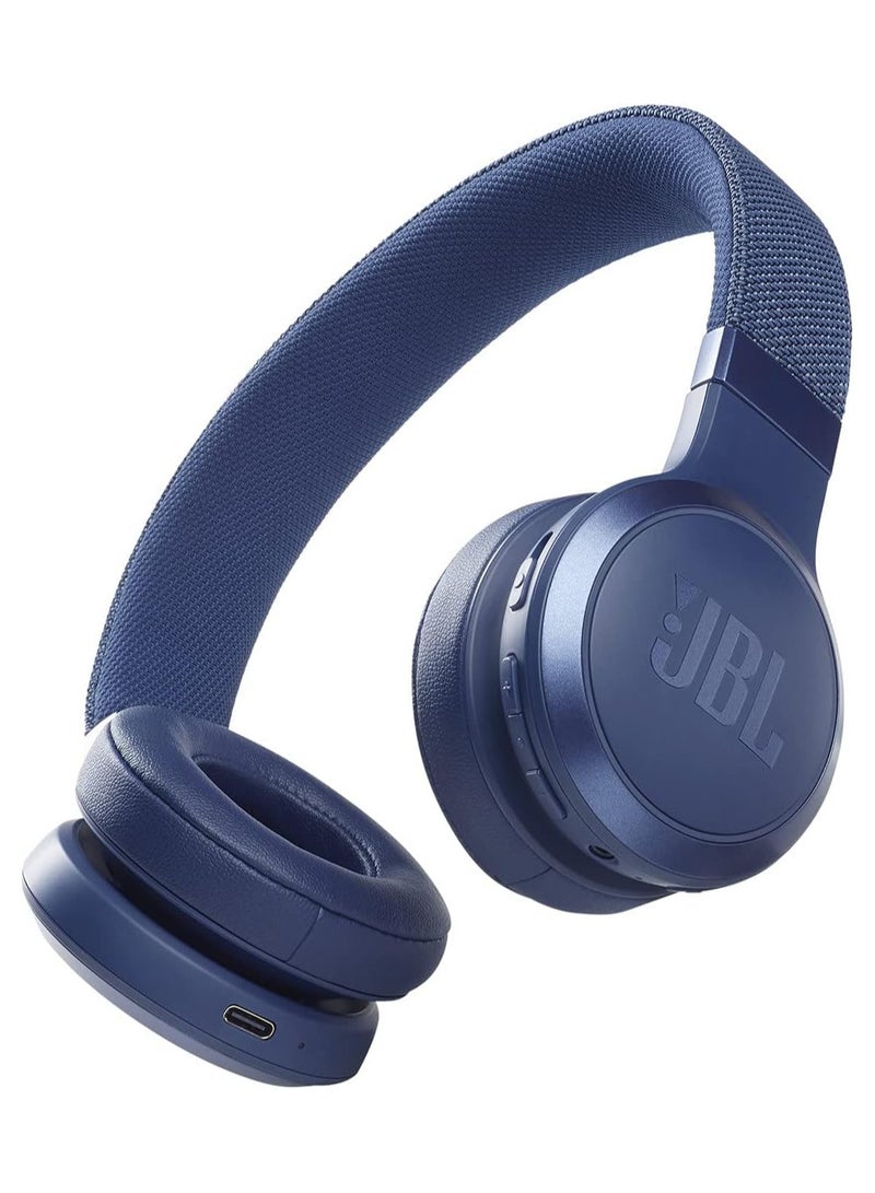 جي بي إل JBL Live 460NC - Wireless On-Ear Noise Cancelling Headphones with Long Battery Life and Voice Assistant Control - blue  - Image 1
