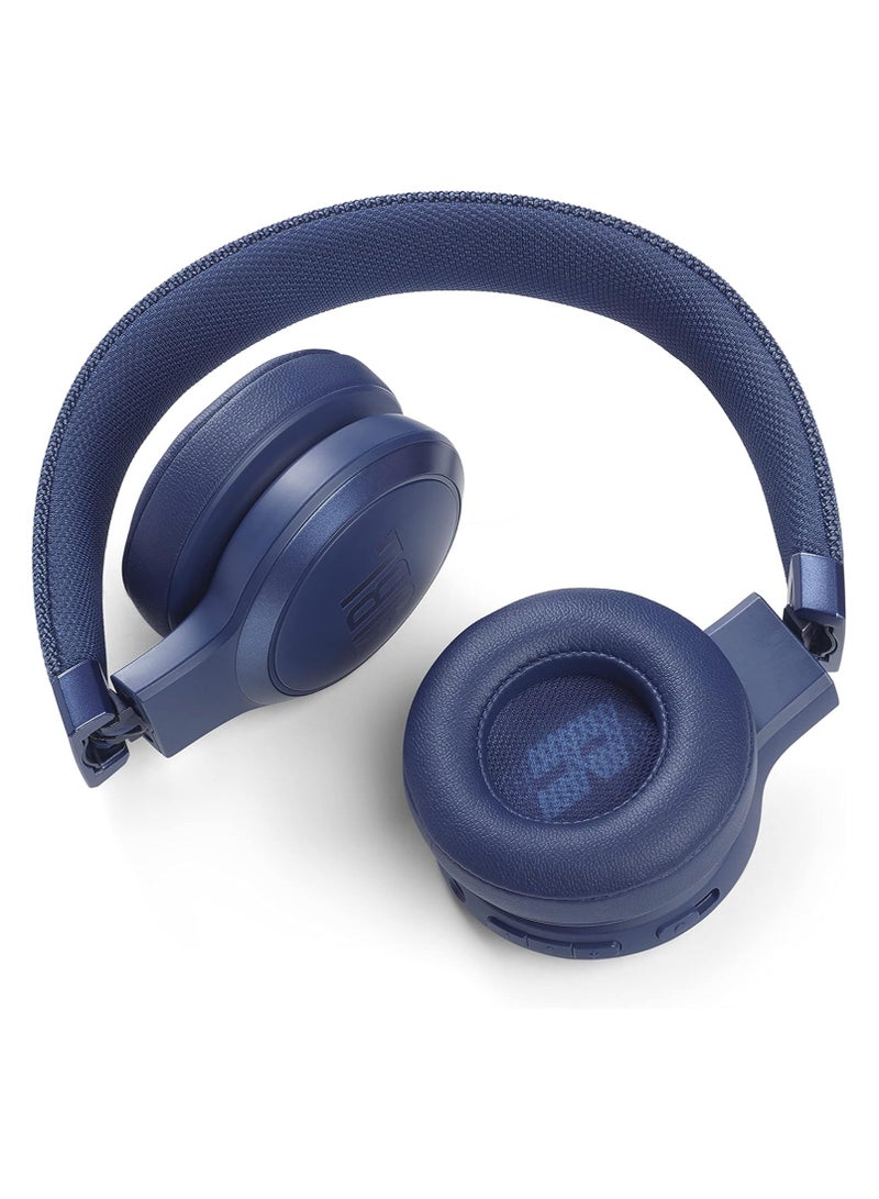 جي بي إل JBL Live 460NC - Wireless On-Ear Noise Cancelling Headphones with Long Battery Life and Voice Assistant Control - blue  - Image 3