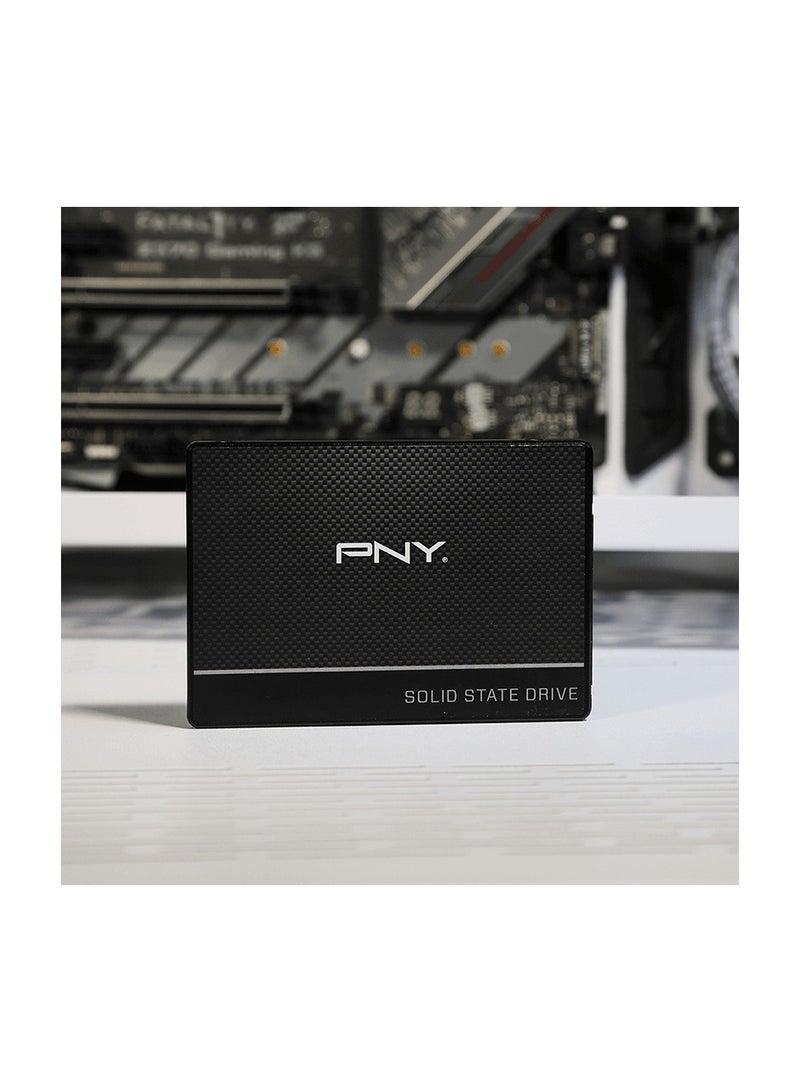 بي إن واي PNY CS900 500GB 2.5' SSD SATA3 515MB/s 490MB/s R/W 200TBW 99K/90K IOPS 2M hrs MTBF 3yrs ~Alernative SA400S37/480GB SSD7CS900-480-RB 500 GB - Image 1