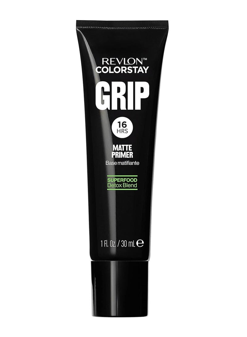 Revlon ColorStay Grip Primer, Mattifying Primer for Oily Skin, Makeup Stocking Stuffers for Women, Blurs & Reduces Pore Appearance, 1 fl oz White - Image 1