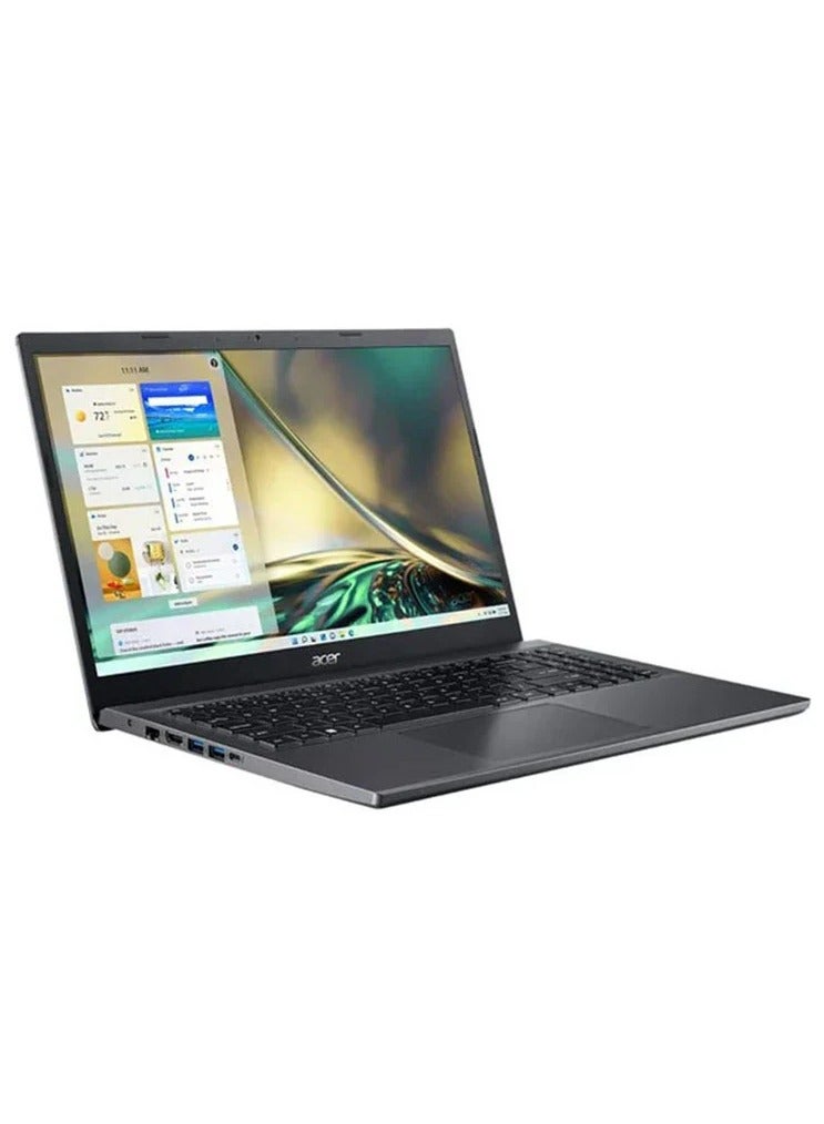 أسوس Aspire 5 A515 Intel Core i5-1235U, 8GB Ram, 512GB SSD M.2, NVIDIA GeForce RTX 2050 4GB DDR6 Graphics, 15.6-inch Full HD Display 1920x1080, IPS - Free Dos - Steel Gray English/Arabic steel gray - Image 3