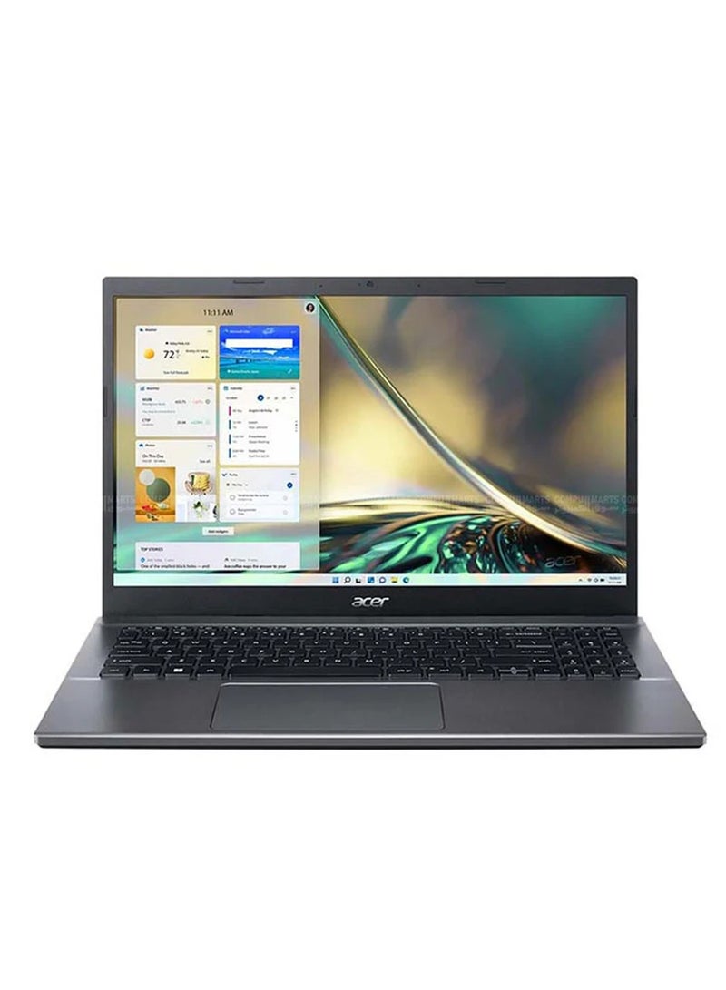أسوس Aspire 5 A515 Intel Core i5-1235U, 8GB Ram, 512GB SSD M.2, NVIDIA GeForce RTX 2050 4GB DDR6 Graphics, 15.6-inch Full HD Display 1920x1080, IPS - Free Dos - Steel Gray English/Arabic steel gray - Image 2