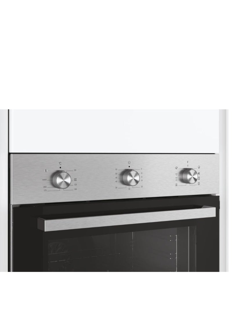 CANDY Built-in Electric Oven, 60cm 65L 8 Functions, Cooling Fan - FCT612XSASO Steel - Image 5