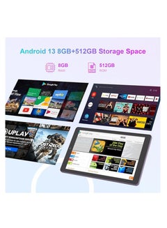 C idea 9-Inch Smart  Android Tablet 800x1280 IPS Screen Smart Tablet PC With Sim For Education CM935 Purple  - Image 3