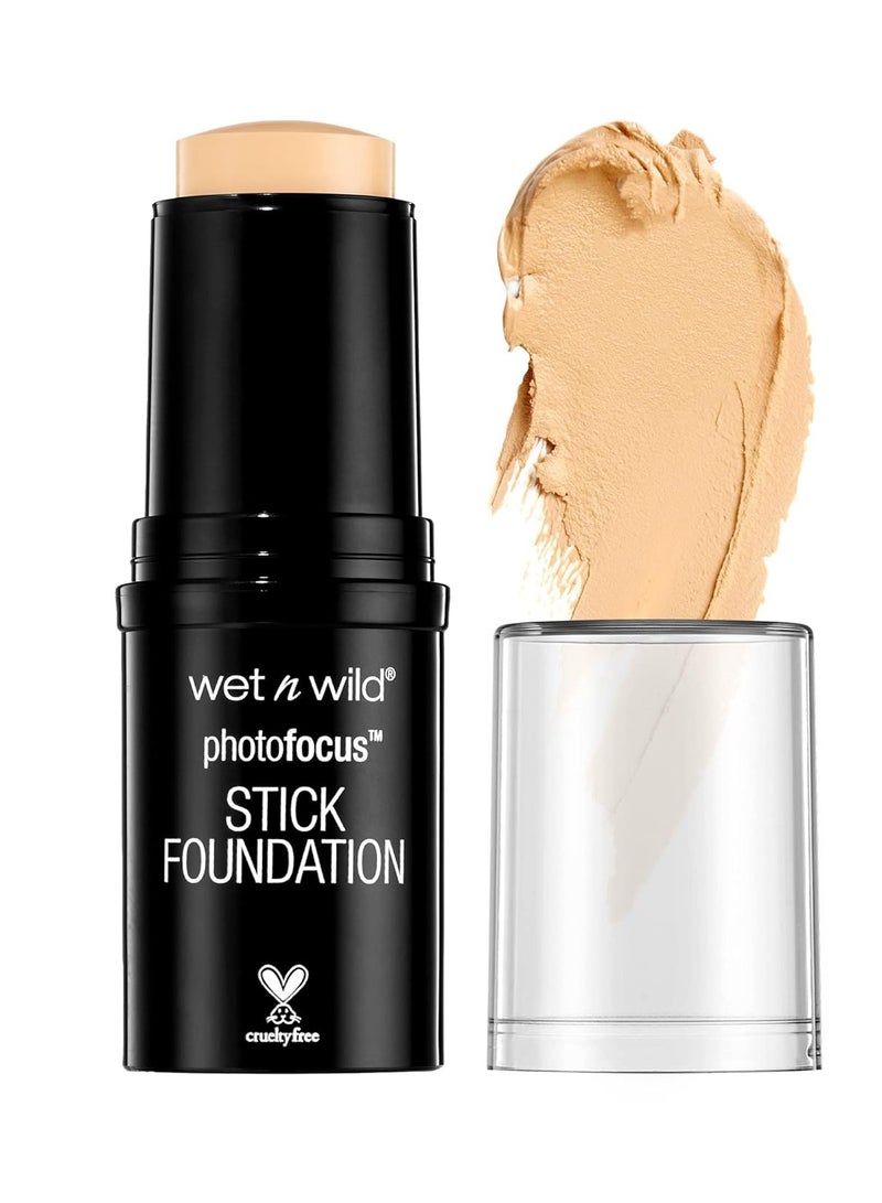 ويت اند وايلد Photo Focus Matte Foundation Stick Makeup, Porcelain | Vegan & Cruelty-Free Porcelain - Image 1
