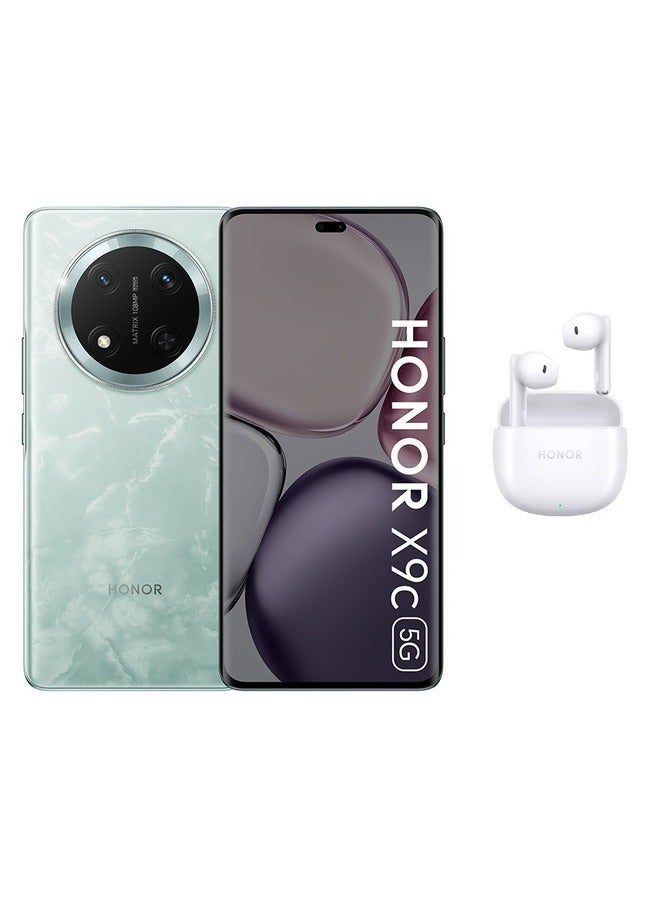 هونور X9c Dual SIM Jade Cyan 12GB RAM 256GB 5G With Honor Earbuds X6 - Image 1