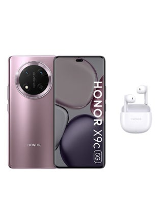 X9c Dual SIM Titanium Purple 12GB RAM 256GB 5G With Honor Earbuds X6 - pnsku/N70133474V/45/_/1733392867/24801753-2901-485d-83fe-d51125f91e84