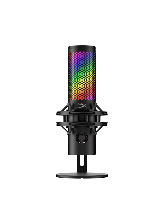 HYPERX - QuadCast 2 S – USB Microphone, with RGB Lighting, Streaming and Podcasting, with On-Board Controls, LED Lighting, Removable Shock Mount, PC, Mac, USB-C - Image 1