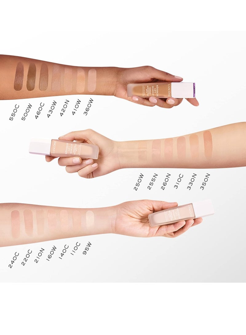 لانكوم Renergie Lift Makeup Foundation - SPF 27-12HR Hydration - Full Coverage - 1 Fl Oz 310 Clair 30: Tan Skin Tones With Cool Pink Undertones - Image 4