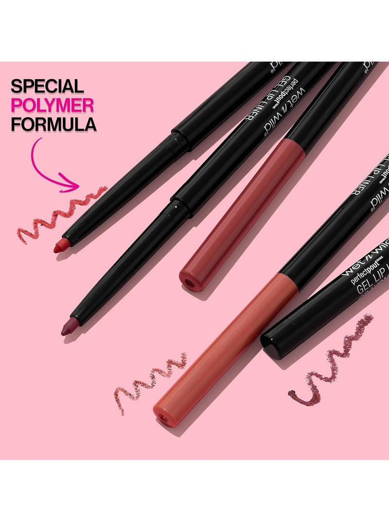ويت اند وايلد Perfect Pout Matte Retractable Gel Lip Liner Pencil, Rich Creamy Long Lasting Color, Well-Defined and Flawless Application, Vegan & Cruelty-Free - Purple Lay Down the Mauves - Image 4