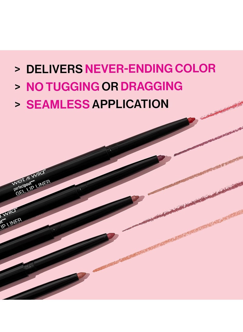 ويت اند وايلد Perfect Pout Matte Retractable Gel Lip Liner Pencil, Rich Creamy Long Lasting Color, Well-Defined and Flawless Application, Vegan & Cruelty-Free - Purple Lay Down the Mauves - Image 2