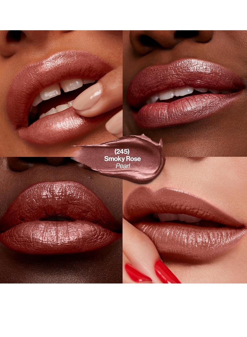 Revlon Super Lustrous Lipstick, Lip Makeup Gift, Stocking Stuffers for Women, Creamy, Moisturized Feel in Mauves & Trends, 0.15 oz 245 Smoky Rose - Image 2