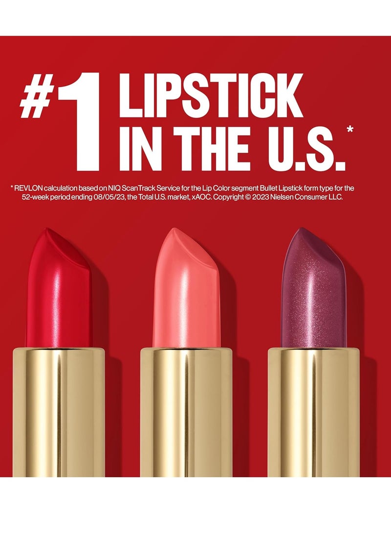 Revlon Super Lustrous Lipstick, Lip Makeup Gift, Stocking Stuffers for Women, Creamy, Moisturized Feel in Mauves & Trends, 0.15 oz 245 Smoky Rose - Image 4