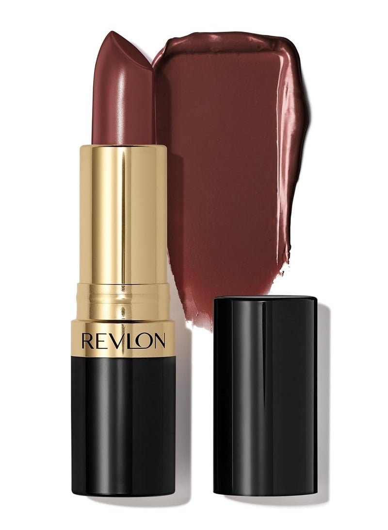 Revlon Lipstick, Super Lustrous Lipstick, Creamy Formula For Soft, Fuller-Looking Lips, Moisturized Feel in Berries, 0.15 oz 804 Rumberry - Image 1