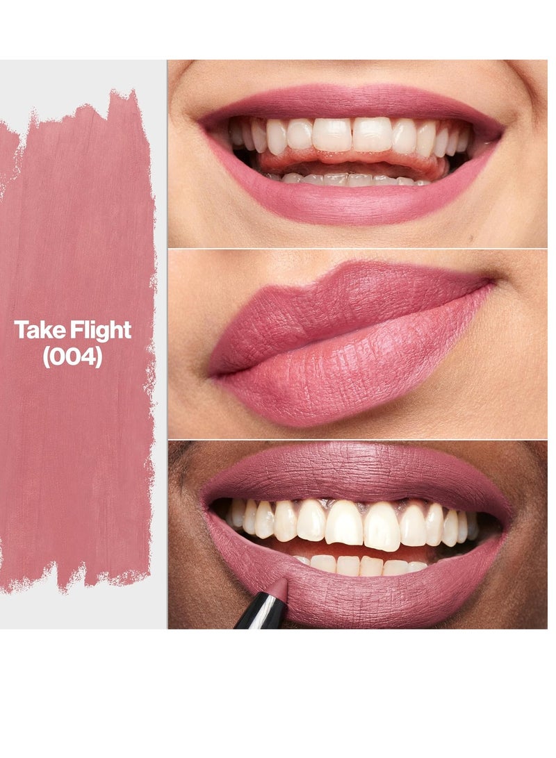 ريفلون أحمر شفاه كرايون مات لايت ColorStay مع شاربنر مدمج، مقاوم للتلطخ، مقاوم للماء، لون شفاه غير جاف، 0.049 أونصة - Image 3