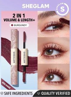 SHEGLAM All-In-One Volume & Length Mascara-Waterproof - Brugundy  - Image 1