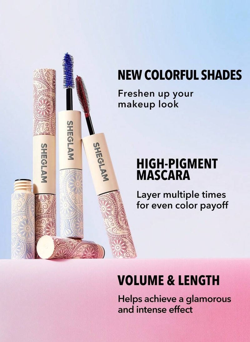 SHEGLAM - All-In-One Volume & Length Mascara-Waterproof - Brugundy - Image 1