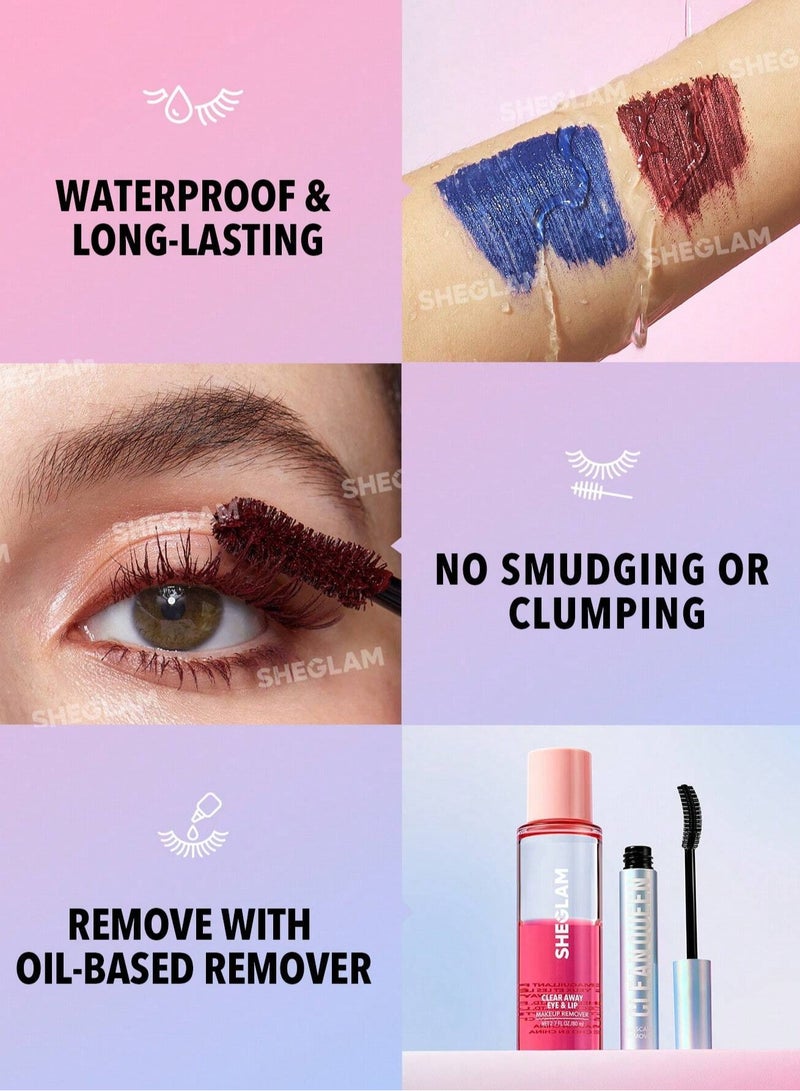 SHEGLAM - All-In-One Volume & Length Mascara-Waterproof - Brugundy - Image 1