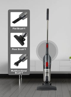 جيباس Stick And Handheld Vacuum Cleaner, HEPA Filter, 1.2L Dust Bag Capacity, 600W Powerful Motor, Transparent Dust Cup for Easy Check, Lightweight Body And Low Noise 1.2 L 600 W GVC19055-GR Grey  - Image 5