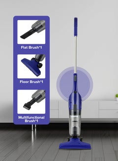 جيباس Stick And Handheld Vacuum Cleaner, HEPA Filter, 1.2L Dust Bag Capacity, 600W Powerful Motor, Transparent Dust Cup for Easy Check, Lightweight Body And Low Noise 1.2 L 600 W GVC19055-BL Blue  - Image 5