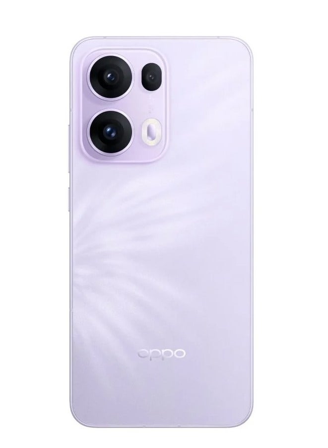 OPPO Reno 13 Pro Mobile 12GB+256GB Butterfly Purple 6.83-inch FHD+ AMOLED display with a 120Hz refresh rate, a 240Hz touch sampling rate, a 2,160Hz PWM dimming rate, Mediatek Dimensity 8350 with Google play Chinese version  - Image 5