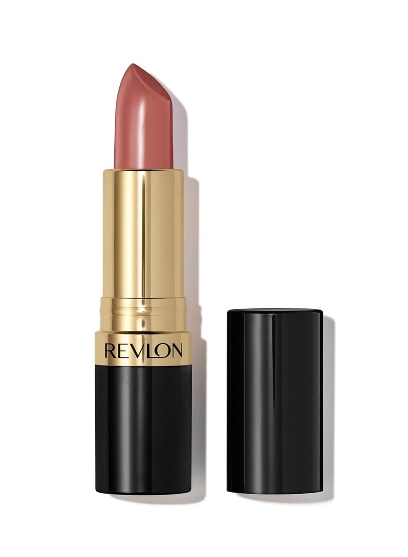 Revlon Super Lustrous Lipstick, Lip Makeup Gift, Stocking Stuffers for Women, Creamy, Moisturized Feel in Nudes & Browns, 0.15 oz 755 Bare It All - Image 1