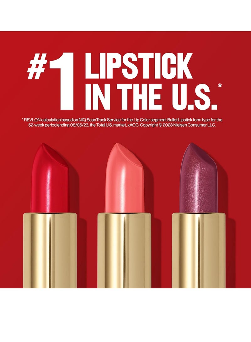 Revlon Super Lustrous Lipstick, Lip Makeup Gift, Stocking Stuffers for Women, Creamy, Moisturized Feel in Nudes & Browns, 0.15 oz 755 Bare It All - Image 2