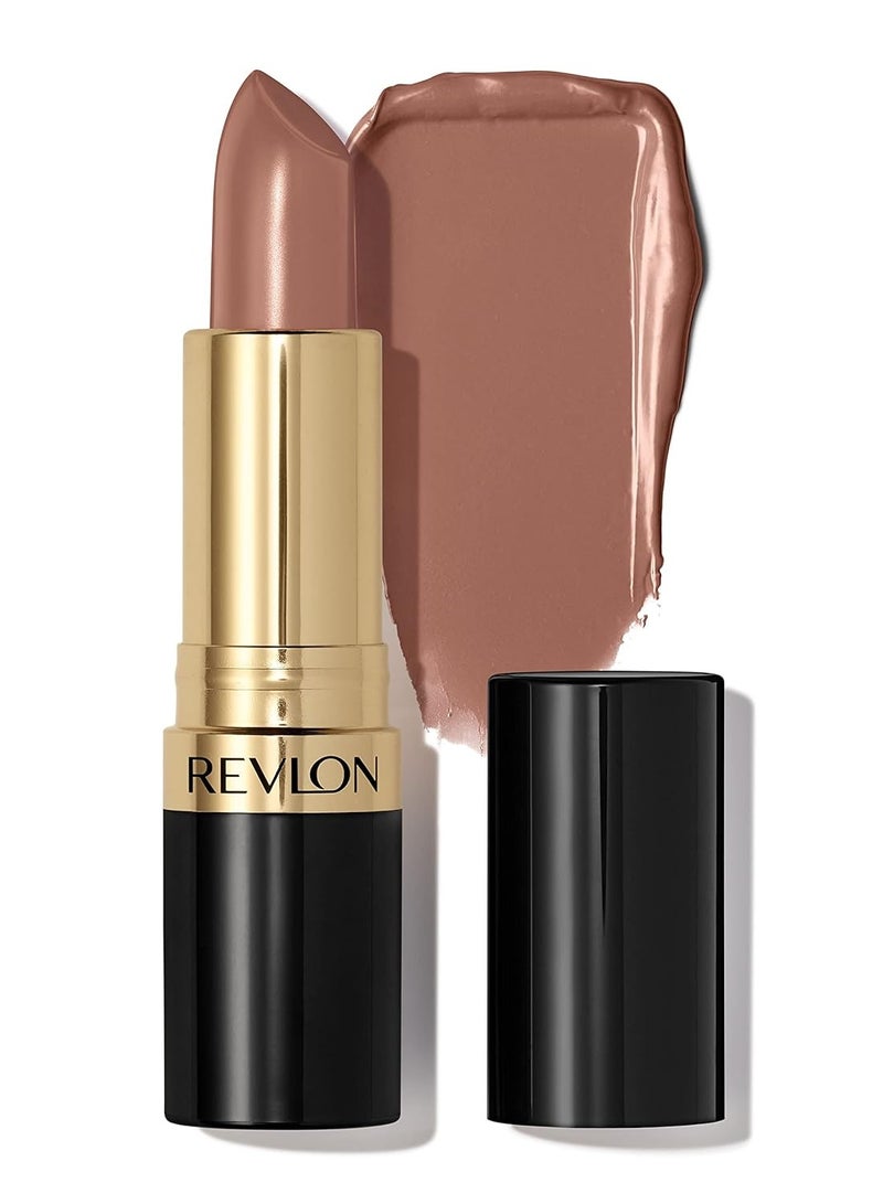 Revlon Super Lustrous Lipstick, Lip Makeup Gift, Stocking Stuffers for Women, Creamy, Moisturized Feel in Nudes & Browns, 0.15 oz 756 Nude Fury - Image 1