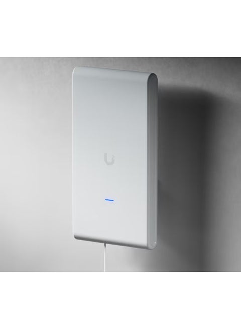 UniFi U6 Mesh Pro WiFi 6 Access Point – 4 Spatial Streams, 350+ Device Capacity, 185 m² Coverage, Integrated Super Antenna, Weatherproof Outdoor/Indoor Design, PoE Powered, Gigabit Uplink & Passthrough, High-Performance 2.4GHz & 5GHz Bands, Wall & Pole Mounting – Ideal for High-Density Networks | U6-Mesh-Pro White