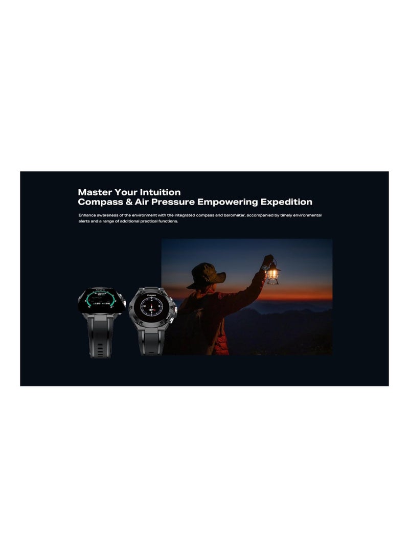 Infinix - XWatch 3 GT Smartwatch 1.53" Super Large HD Screen, 123 Sports Modes, IP68 Water Resistant, Bluetooth Call Support, Health Monitoring & Fitness Tracking, 2 Straps gold - Image 1
