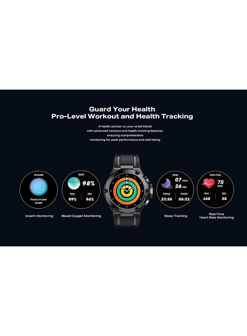 Infinix - XWatch 3 GT Smartwatch 1.53" Super Large HD Screen, 123 Sports Modes, IP68 Water Resistant, Bluetooth Call Support, Health Monitoring & Fitness Tracking, 2 Straps gold - Image 1