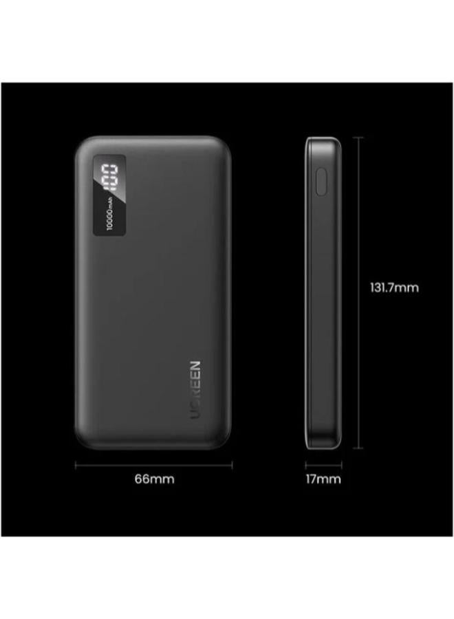 Ugreen 10000 mAh UGREEN 10000mAh Mini Quick Charging 20W Power Bank Black  - Image 3