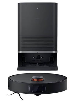 Xiaomi Robotic Vacuum Cleaner X20 Max,Fully Automatic Station, 8000Pa, Extendable Mop Arm, Automatic Tangle Cutting Brush, 4L Large Capacity Water Tank, Mop Hot Water Tank, Hot Air Drying 4 L 55 W D109GL Black  - Image 2
