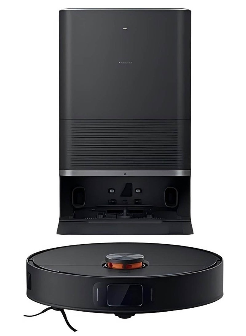 Xiaomi - Robotic Vacuum Cleaner X20 Max,Fully Automatic Station, 8000Pa, Extendable Mop Arm, Automatic Tangle Cutting Brush, 4L Large Capacity Water Tank, Mop Hot Water Tank, Hot Air Drying 4 L 55 W D109GL Black - Image 1