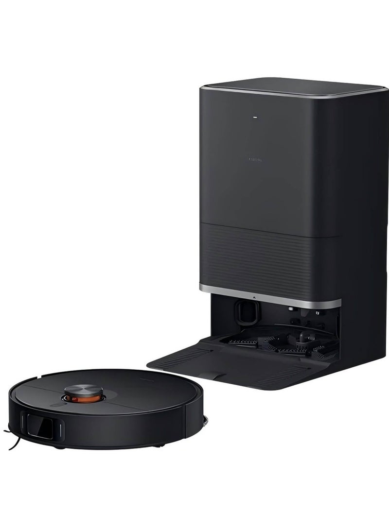 Xiaomi - Robotic Vacuum Cleaner X20 Max,Fully Automatic Station, 8000Pa, Extendable Mop Arm, Automatic Tangle Cutting Brush, 4L Large Capacity Water Tank, Mop Hot Water Tank, Hot Air Drying 4 L 55 W D109GL Black - Image 1