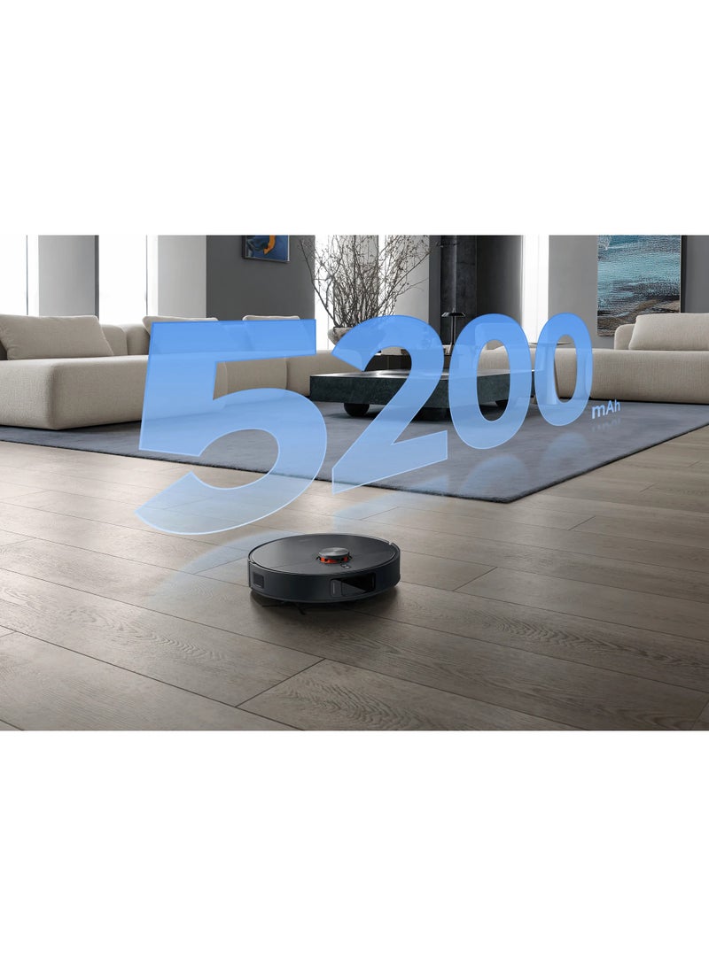 Xiaomi - Robotic Vacuum Cleaner X20 Max,Fully Automatic Station, 8000Pa, Extendable Mop Arm, Automatic Tangle Cutting Brush, 4L Large Capacity Water Tank, Mop Hot Water Tank, Hot Air Drying 4 L 55 W D109GL Black - Image 1