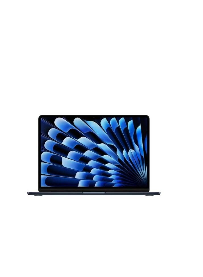 أبل MacBook Air Laptop With 13.6-Inch Display, M3 chip 8-core CPU and 10-core GPU Processor/24GB RAM/512GB SSD/macOS English Midnight  - Image 1