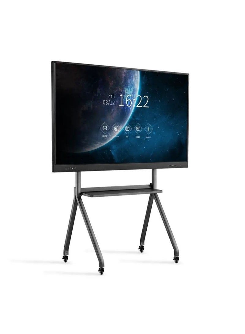 RE6501 65" Education Interactive Display | 4K UHD, 20-Point Touch, IR Technology, 8ms Response, Free VESA Mount, (Android/windows) | Black/Grey