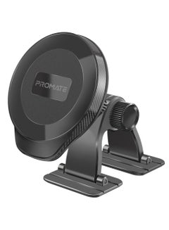 Magnetic Phone Holder with MagGrip Technology, Fits Any Curved Surface, Firm Dashboard Attachment, Powerful N52 Magnets, Sturdy and Easy Installation, And 360° Rotatable Cradleless Design, ArcMount Black