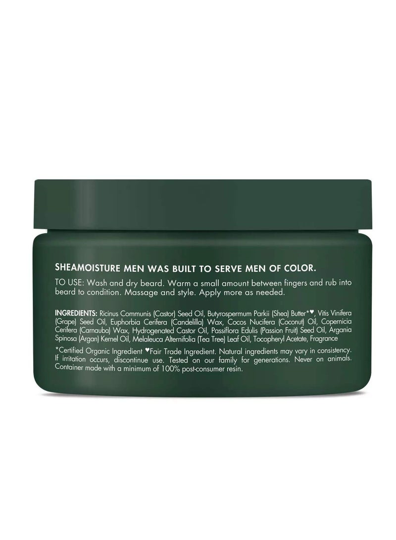 SheaMoisture Mens Beard Balm, All Natural ingredients, Made With Maracuja Infused Shea Butter, Shape-Smooth & Define, 4 Ounce (M-BB-2949) 113 Gramsgrams  - Image 2