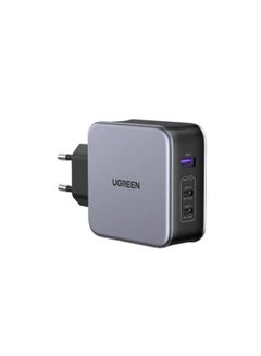 Ugreen USB-A+2*USB-C 140W GaN Tech Fast Charger with C to C Cable 1.5M Black  - Image 1