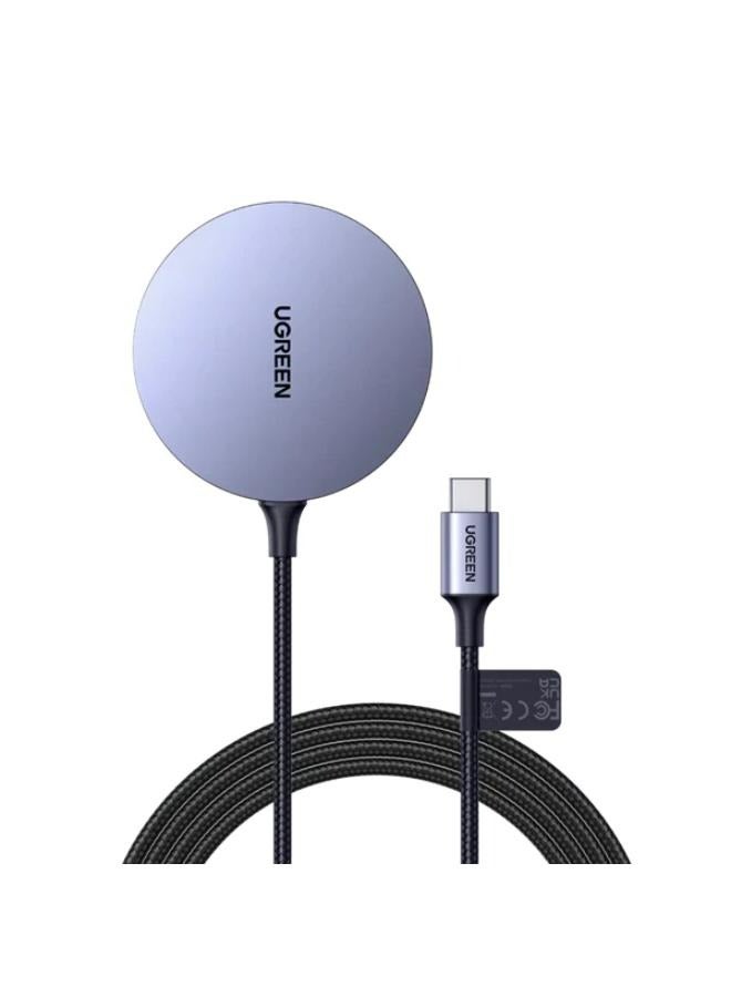 Ugreen - [6957303832330] UGREEN 15W Wireless Charger MagSafe Black - Image 1